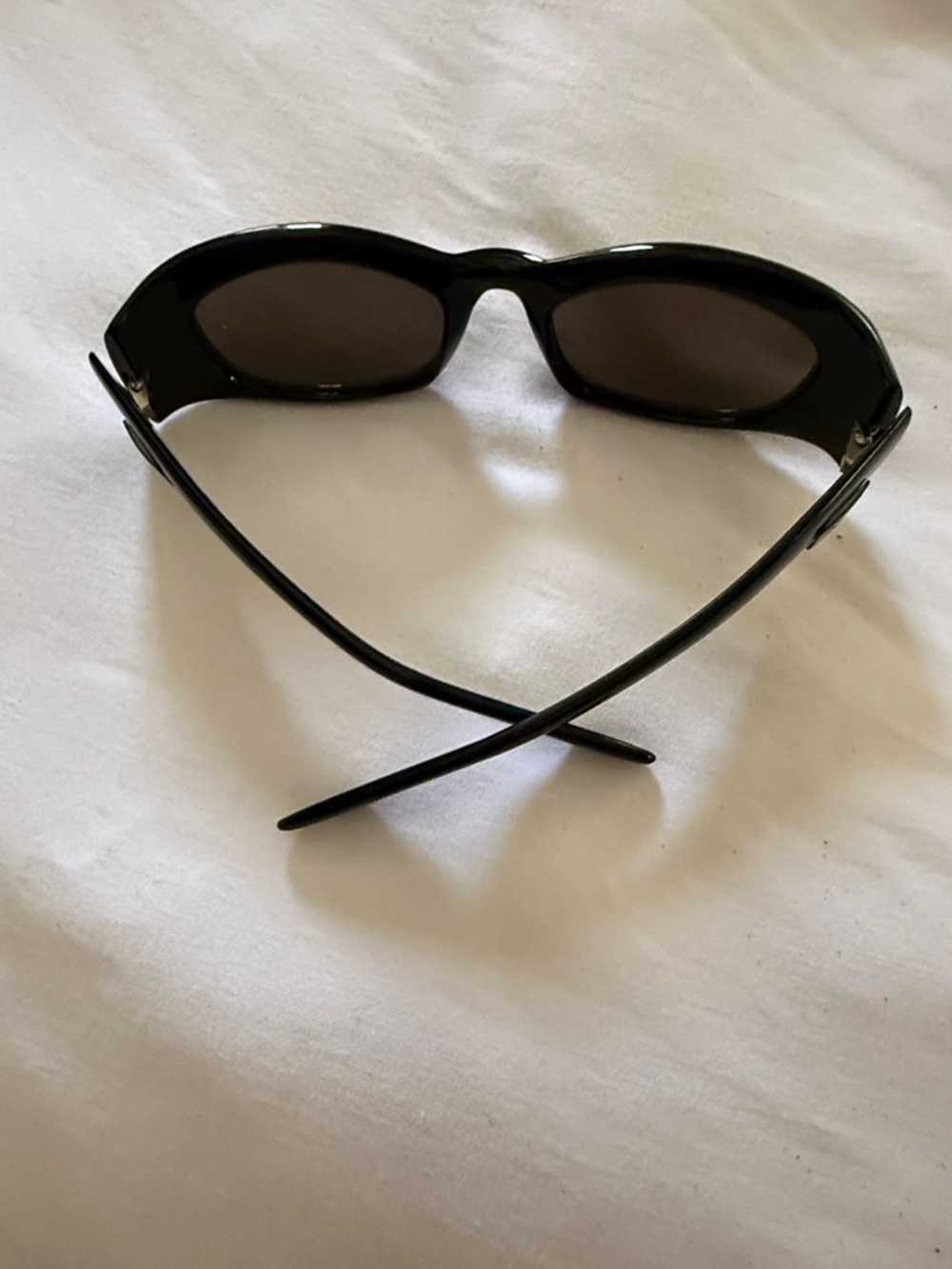 Vintage Gucci Black Curved Women's Sunglasses - Picture 3 of 7